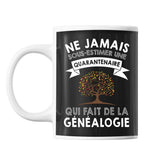 Mug femme généalogie quarantenaire - Planetee