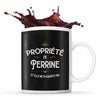 Mug Propriété de Perrine - Planetee
