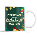 Tasse Noël Orthophoniste femme Vert - Planetee