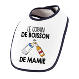 Bavoir bébé Le copain de boisson de mamie Bière - Planetee