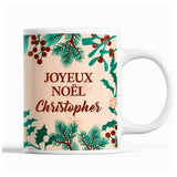 Tasse Noël Christopher Beige - Planetee