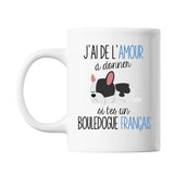 Mug Amour à donner Bouledogue Français - Planetee