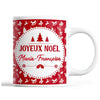 Tasse Noël Marie-Françoise Rouge - Planetee