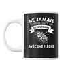 Mug Fléchette Octogénaire Homme 80 ans - Planetee