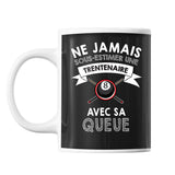 Mug femme queue billard trentenaire - Planetee