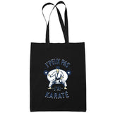 Sac Tote Bag Karate Je peux pas Noir - Planetee