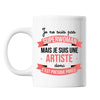 Mug Je ne suis pas Superwoman, je suis Artiste - Planetee