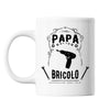 Mug Papa Bricolo Blanc - Planetee