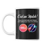 Mug Guitare électrique C'est un Match - Planetee