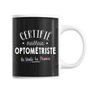 Mug Homme Optométriste Meilleur de France | Tasse Noire métier - Planetee