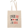 Sac Tote Bag J'peux pas Bridge beige - Planetee