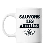 Mug Sauvons les Abeilles Blanc - Planetee