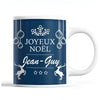 Tasse Noël Jean-Guy Bleu - Planetee