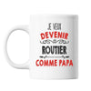 Mug Je veux devenir Routier comme Papa - Planetee