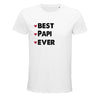 T-shirt homme Best Papi Ever - Planetee