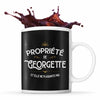 Mug Propriété de Georgette - Planetee
