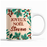 Tasse Noël Steven Beige - Planetee