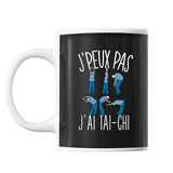 Mug Tai chi j'peux pas Noir - Planetee
