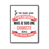 Affiche Je ne suis pas Superwoman, je suis Chimiste - Planetee