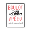 Affiche Course d'Orientation C'est ma Routine - Planetee