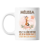 Mug Mélissa Cou Monté Girafe - Planetee