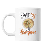 Mug Blanquette j'peux pas Blanc - Planetee