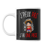 Mug J'peux pas j'ai One Piece | Tasse Pop Culture - Planetee