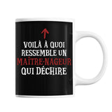 Mug Maître-Nageur Qui déchire - Planetee