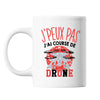 Mug Course de drone j'peux pas Blanc - Planetee