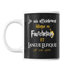 Mug Je suis bilingue en Fourchelang et Langue Elfique - Planetee
