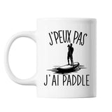 Mug Paddle j'peux pas Blanc - Planetee