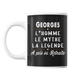 Mug Georges départ retraite - Planetee