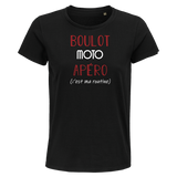 T-shirt femme Moto C'est ma Routine - Planetee