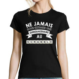 T-shirt femme scrabble quinquagénaire - Planetee