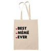 Sac Tote Bag Best Mémé Ever - Planetee