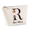 Trousse Rose-Marie Lettre fleur - Planetee