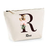 Trousse Rose Lettre fleur - Planetee