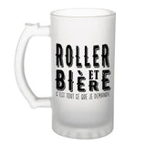 Chope de bière Roller et bière - Planetee