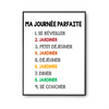 Affiche Jardiner Journée Parfaite | Poster Blanc Décoration Murale - Planetee