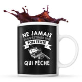 Mug personnalisable pêche Prénom Femme Métier Age pour Pêcheuse - Planetee