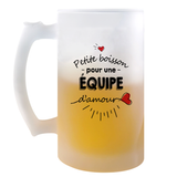 Chope de bière Petite Boisson d'une Équipe d'amour - Planetee