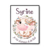 Affiche Syrine Amour et Biberon de Lait Vache - Planetee