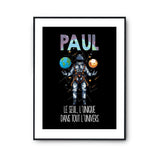 Affiche Prénom Paul Univers - Planetee