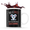 Mug Suzanne Bas les pattes Koala | Mug Prénom pour femme | Collection Animaux grognon mais mignon - Planetee