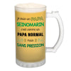 Chope de bière Papa Seinomarin Chauvin et Sans Pression - Planetee