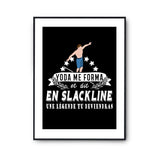 Affiche Slackline Légende - Planetee