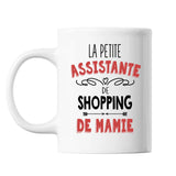 Mug La Petite Assistante de Shopping de Mamie - Planetee