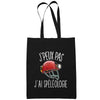 Sac Tote Bag Spéléologie Je peux pas Noir - Planetee
