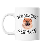 Mug Chow chow c'est la vie Chien - Planetee