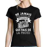 T-shirt femme photo septuagénaire - Planetee